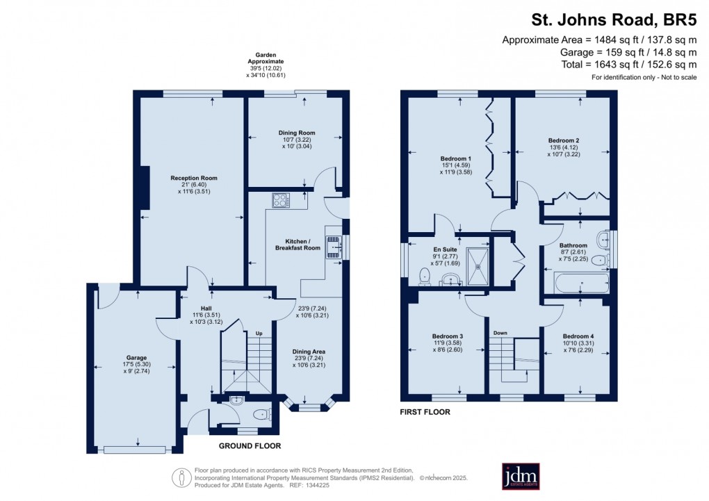 Floorplan for Petts Wood, Orpington