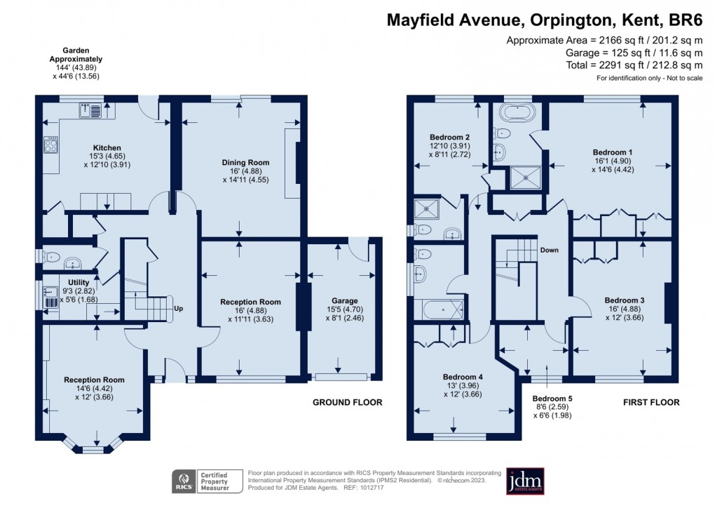 Floorplan for Orpington, Kent