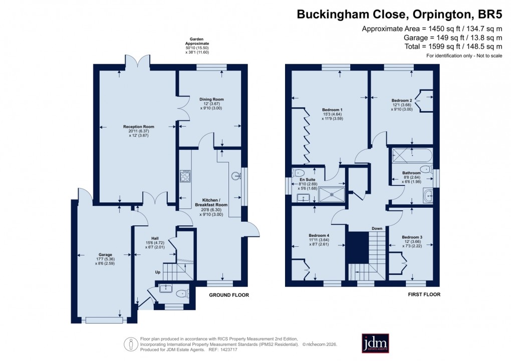 Floorplan for Petts Wood, Orpington