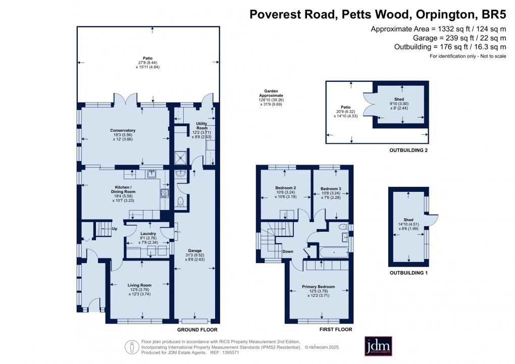 Floorplan for Petts Wood, Orpington