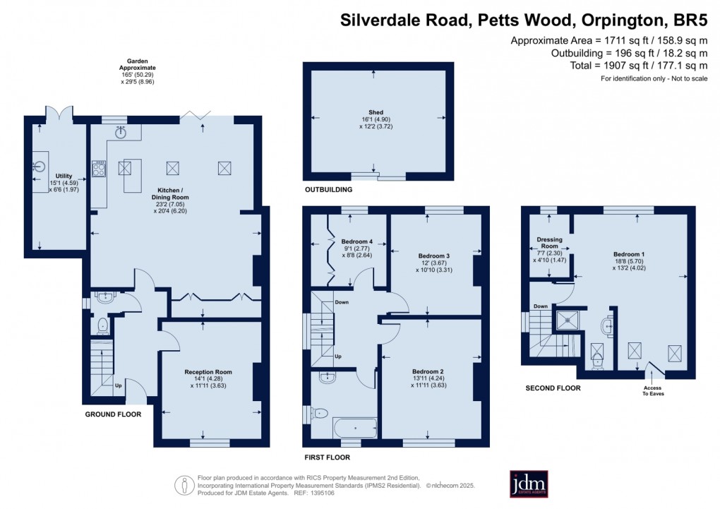 Floorplan for Petts Wood, Orpington