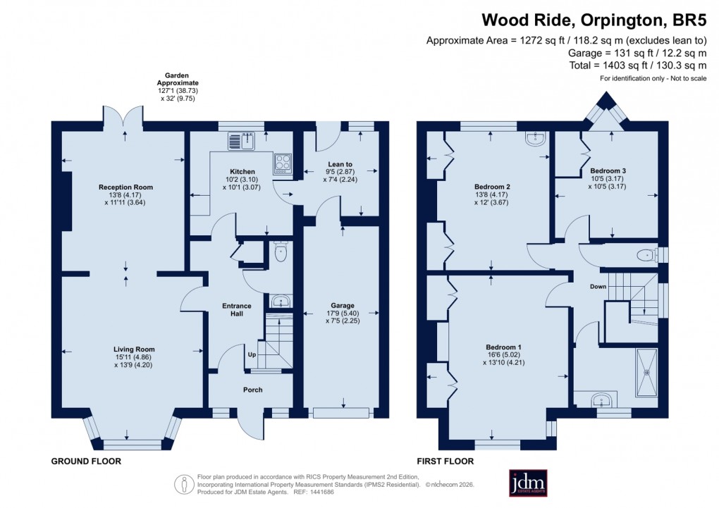 Floorplan for Petts Wood, Orpington