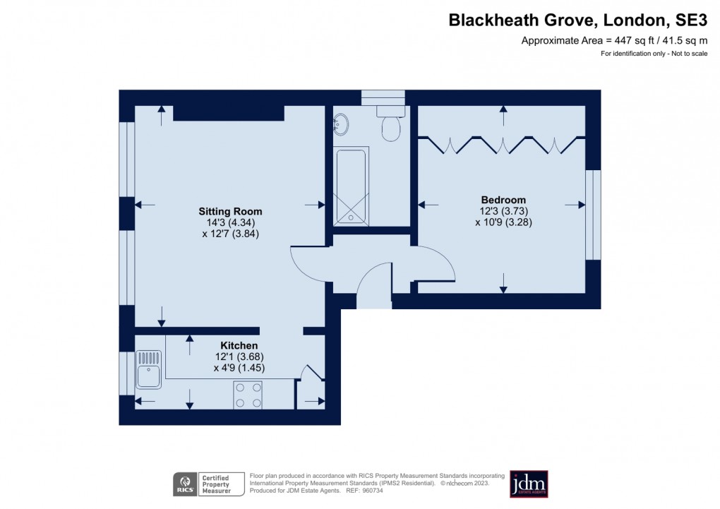 Floorplan for Blackheath, London