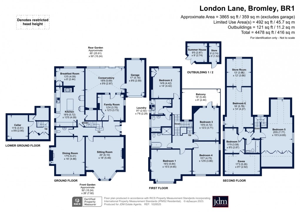 Floorplan for London Lane, Bromley