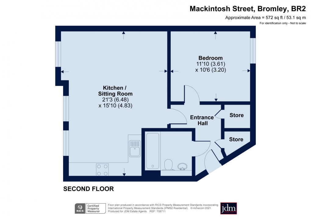 Floorplan for Mackintosh Street, Bromley