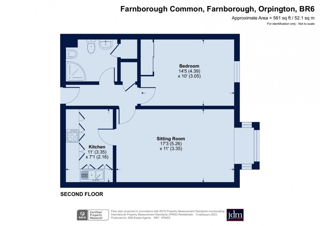 Floorplan for Farnborough, Orpington, Kent