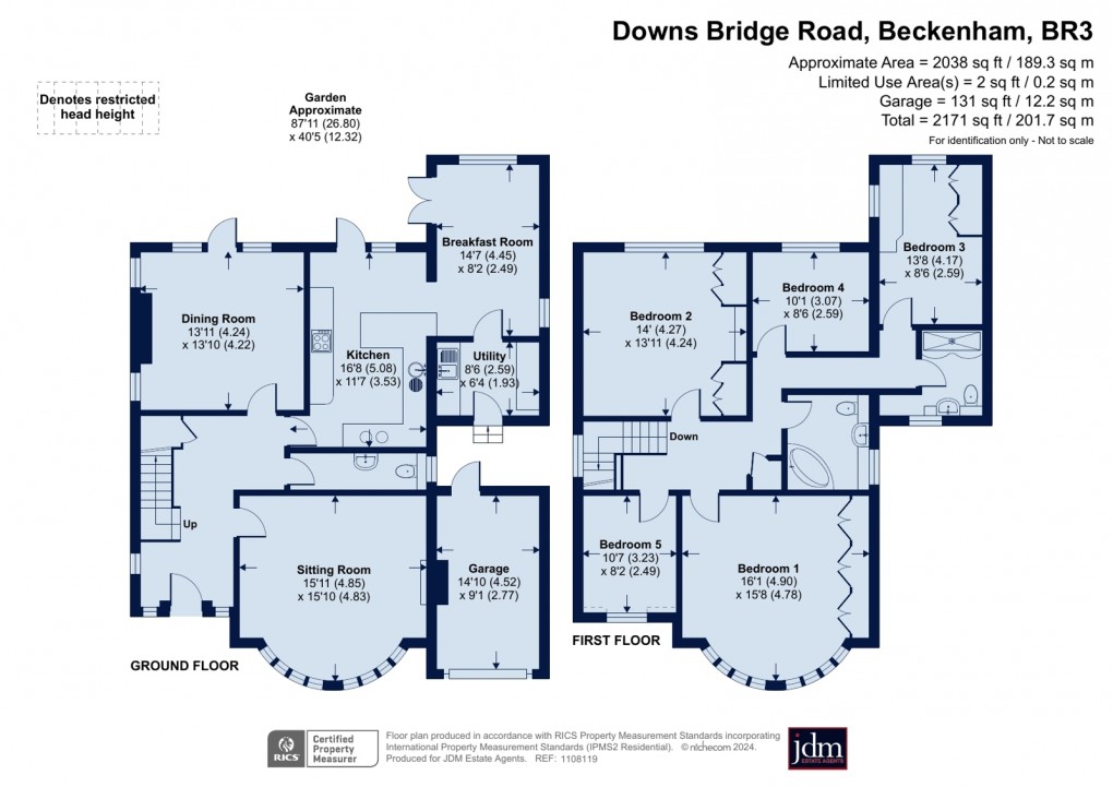 Floorplan for Beckenham