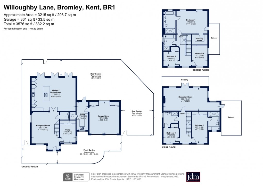 Floorplan for Willoughby Lane, Bromley, Kent
