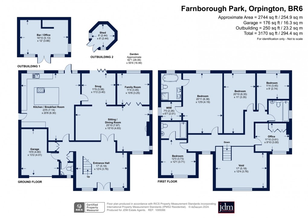 Floorplan for Farnborough Park, Orpington, Kent