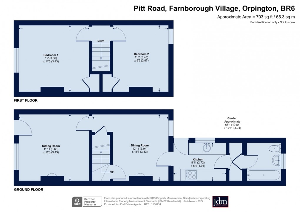 Floorplan for Farnborough Village, Orpington, Kent