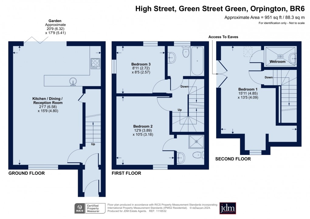 Floorplan for Green Street Green, Orpington, Kent